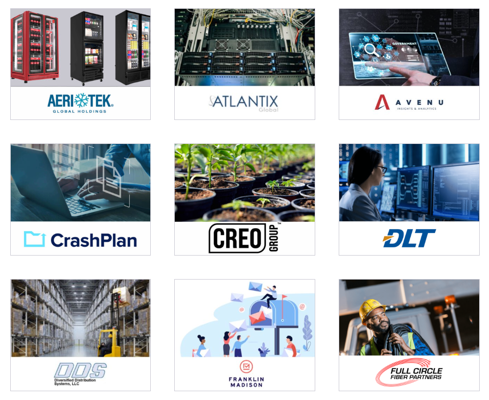 Catálogo de productos de Mill Point Capital